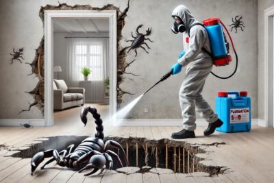 Fumigación para alacranes