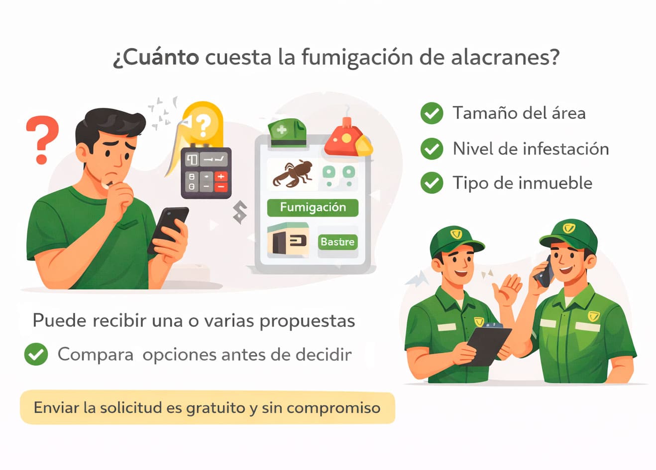 Cuanto cuesta la fumigación de alacranes